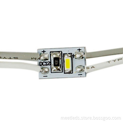 Resin LED Module, 11 x 7mm/12V/0.36W One Single Chip 3014 SMD Module